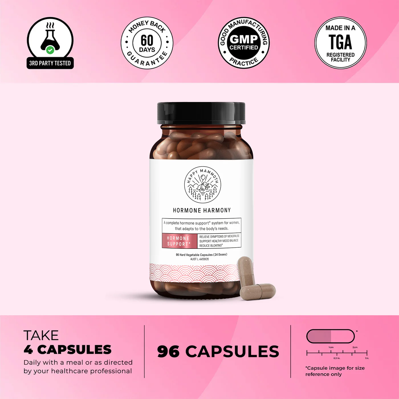 Armonia Hormonal - Suplemento Importado 🇺🇸